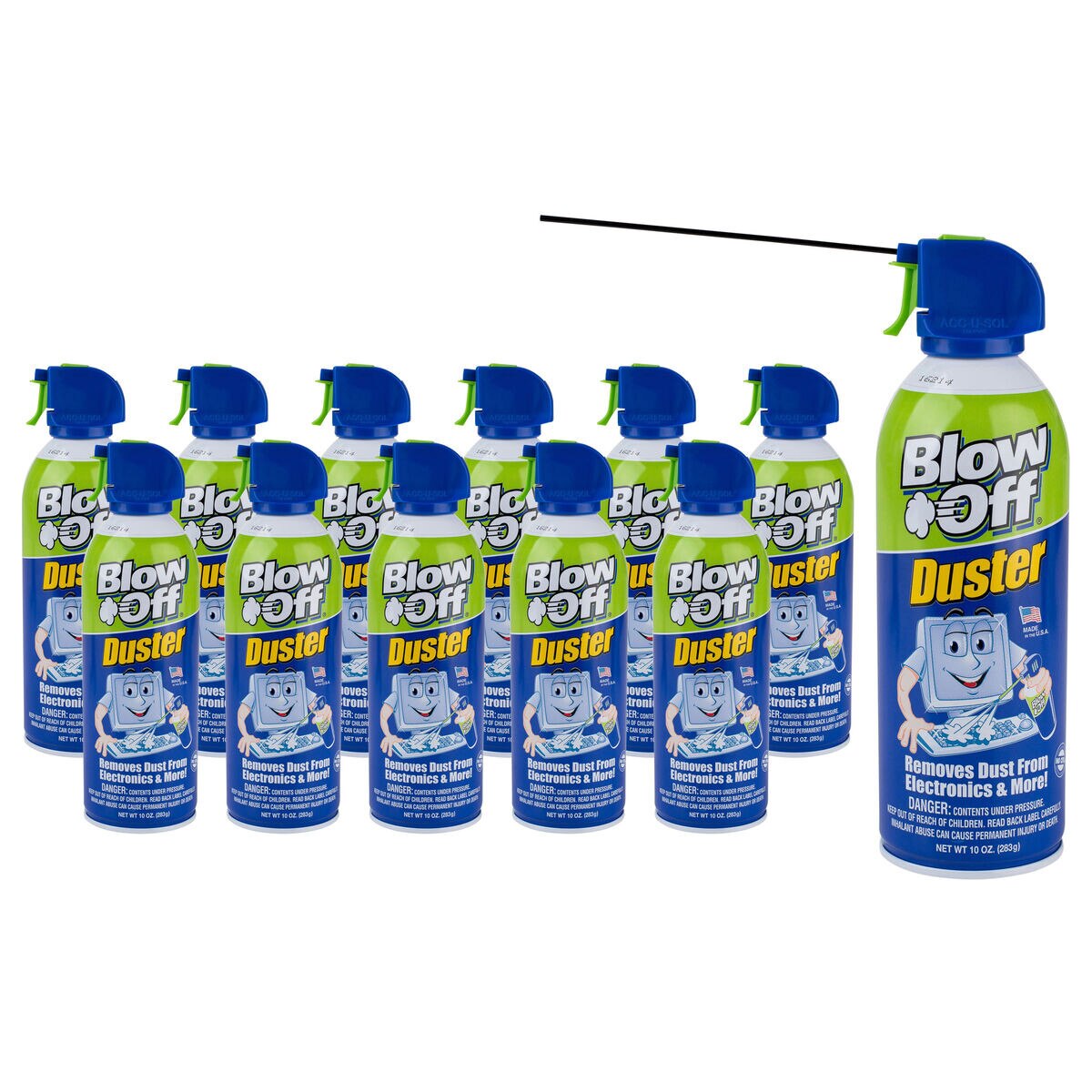 Blow Off Duster 10 oz. Can Air Case of 12